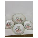 Fresco del Mercato 4 piece set, made in Italy,