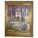 framed artwork is a reproduction of Gustav