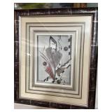 framed art deco print by Liz Jardine is titled