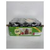 Ball Regular Mouth 16oz Pint Mason Jars with Lids