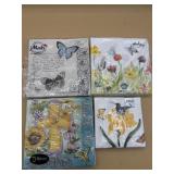paper napkins crafts decoupage Butterfly themed