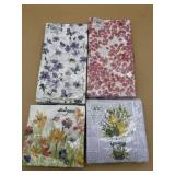 paper napkins crafts decoupage flower themed 4