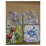 paper napkins crafts decoupage floral themed 4