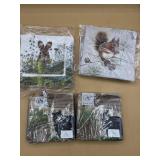 paper napkins crafts decoupage Forest animal