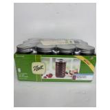 12-pack of Ball Quilted Crystal Jelly Jars, which