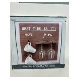 How to Tell Time AM PM Coffee and Wine Wooden