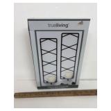 True Living 2 Piece Wall Scone Candle Set 3.9