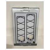 TrueLiving 2 Piece Wall Sconce Set features a