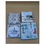 paper napkins crafts decoupage ocean themed 4