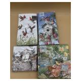 paper napkins crafts decoupage bird themed 4