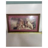 framed print is a reproduction of 'Suspense,' a