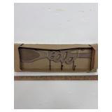 ï¿½EATï¿½ Kitchen Plaque Sign With Wall Hooks Wooden