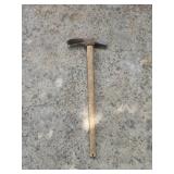 Minors pick with wooden handle