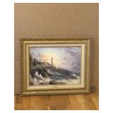 Clearing Storms Painting be Thomas Kincaide 17 x