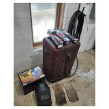 vintage Marquette AC arc welder with two welding