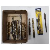 mixed lot of used high speed drill bits