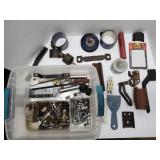Screws, bolts, fix tape and various other work