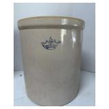 Vintage #6 Blue Crown Large Crock