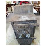 Fisher Wood Stove  18 wide 42 depth 32 tallYou