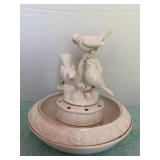 Vintage Japan Flower Frog 3 Birds with