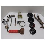 CountyLine branded lift arm pins, vintage valve