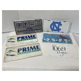 Six car tags