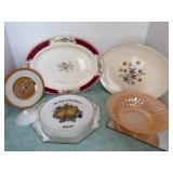 Platters Glass Mirrored Trivets