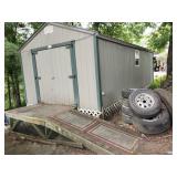 Woodworks Amish built 12x24 utilities shed with