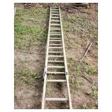 21' werner aluminum extension ladder