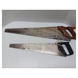 Vermont American Large hand saw and disston Small