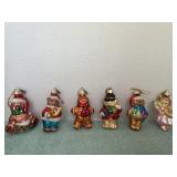 Thomas Pacconi Glass Christmas Ornaments 6 Bears