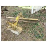 Leinbach Line 3-point scraper blade tractor