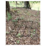 Vintage spike tooth harrow or drag harrow tractor