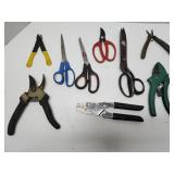 Assorted cutting tools