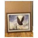 Eagle Soaring  Picture measure 24 tall 30 wide