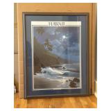 Matted and Framed Hawaii Whisner of the Night