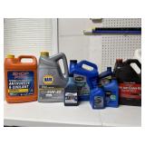 Mostly FULL oil and Antifreeze for different