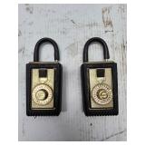 Two vintage Supra-C heavy-duty letter combination