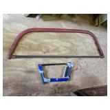 Kobalt brand high-tension hacksaw and large