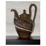 Joe Reinhardt  Swirl Pottery Tea Pot