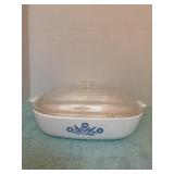 Corning Ware Cornflower Pattern 10 inch x 10