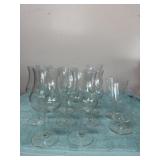 Stemware set of 8 and two extra