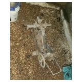 Vintage floor jack (heavy bring help to load if