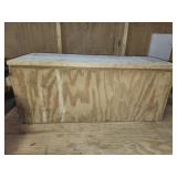 Hand made wooden tool box