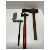 Ball peen hammers and plumb ball peen hammer with