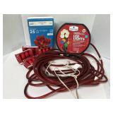 Christmas lights, new 100ct pack, lights & bulbs