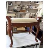 Queen Anne Vanity Stool needs reupholstered