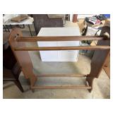Country Solid Wood Quilt Rack