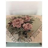 Rose Floral Foot Rest