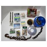 Screws, bolts, staples, and chains